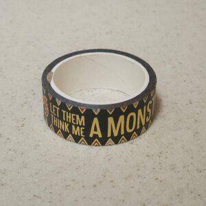 FAIRYLOOT Let Them Think me a Monster The Rage of Dragons Washi Tape